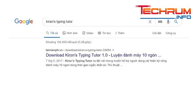 tải phần mềm kiran's typing tutor 1