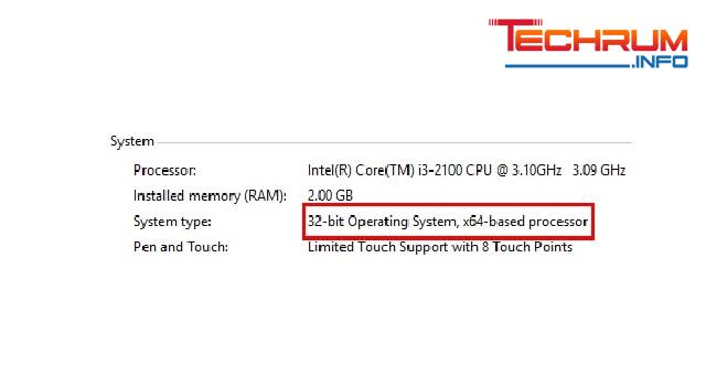Cách kiểm tra hệ điều hành là 32bit 