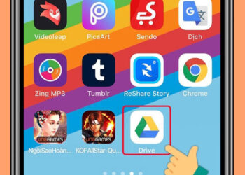 Cách tải ảnh lên Drive trên điện thoại 1