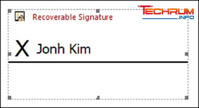 Cách tạo chữ ký Digital trong Word 4 
