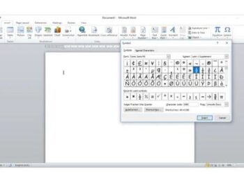 Chèn biểu tượng có sẵn trong Word
