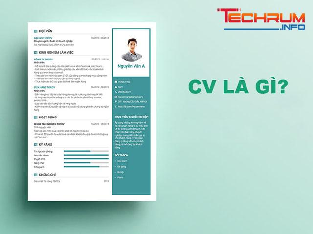 CV xin việc là gì