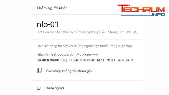 Cách sử dụng Google Meet học trực tuyến 5