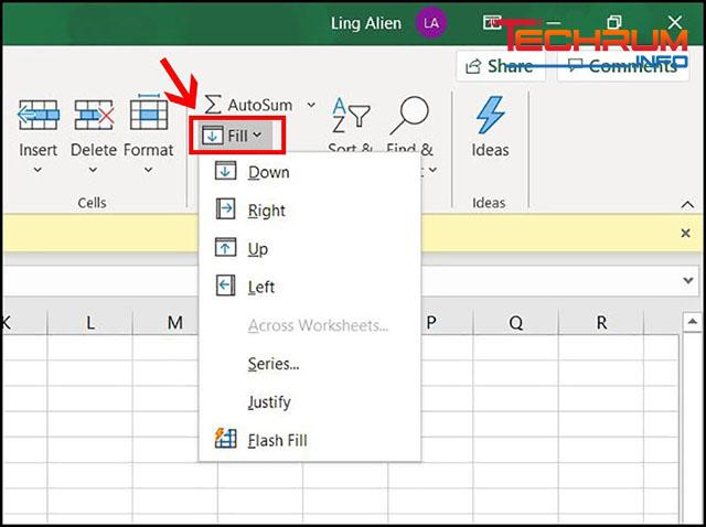 gộp ô trong Excel với Merge Cells 3