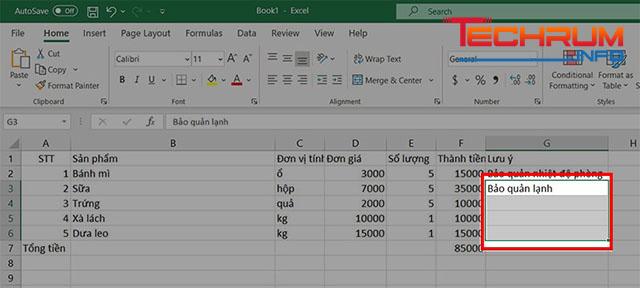 Gộp ô trong excel với Merge & Center 1