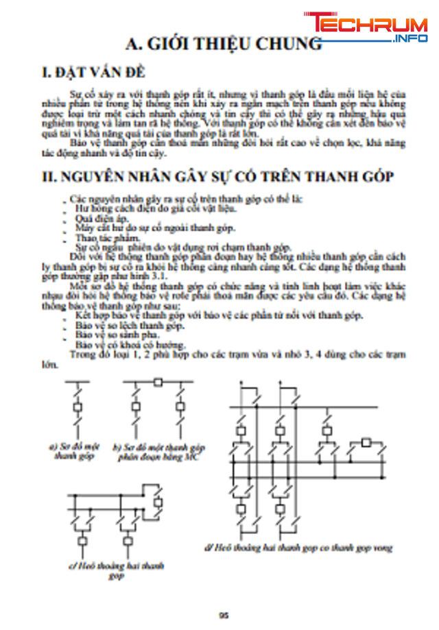 Bảo Vệ Các Phần Tử Chính Trong Hệ Thống Điện