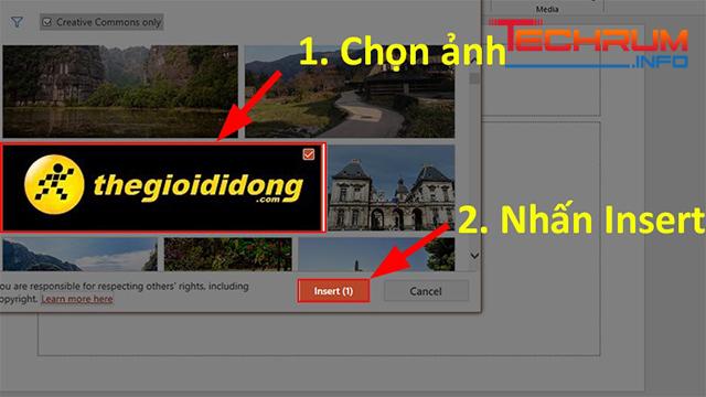 Cách chèn ảnh vào Powerpoint 8