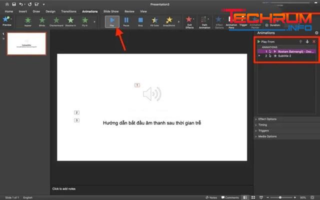 cách chèn nhạc vào powerpoint 13