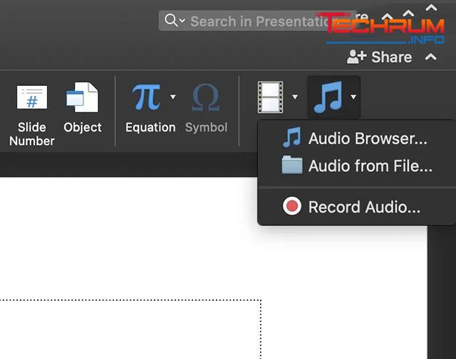 cách chèn nhạc vào powerpoint 2