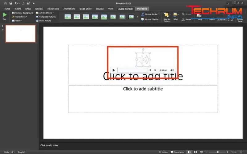 cách chèn nhạc vào powerpoint 4