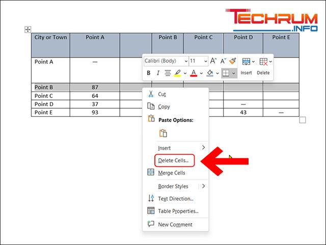 Cách chỉnh sửa bảng trong Word 20