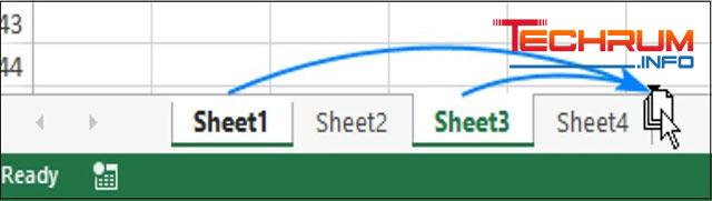Cách di chuyển sheet trong Excel 1