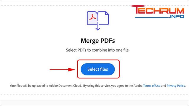 cách gộp file PDF bằng Adobe Merge PDF 1