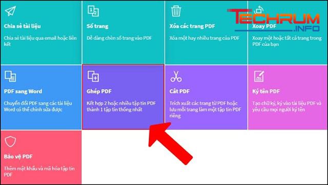 cách gộp file PDF bằng smallpdf.com 1