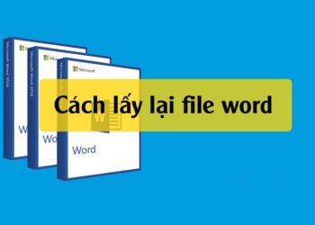 cách lấy lại file word chưa lưu 1