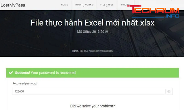 cách mở khóa file Excel  6