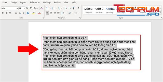 Cách sửa lỗi font chữ trong Word 1