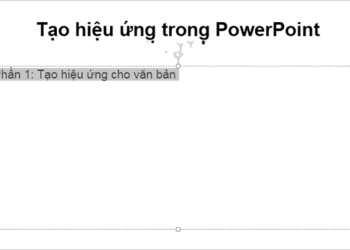 cách tạo hiệu ứng trong powerpoint 1
