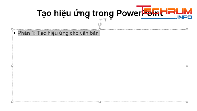 cách tạo hiệu ứng trong powerpoint 1