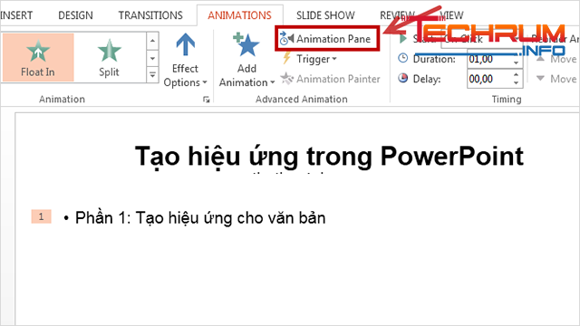 cách tạo hiệu ứng trong powerpoint 3