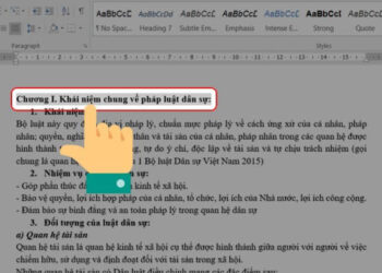 cách tạo mục lục tự động trong word 2010-1