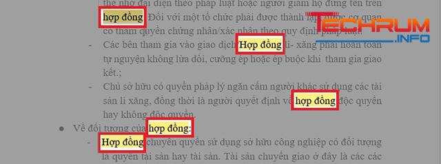 Cách tìm từ, cụm từ trong Word 3