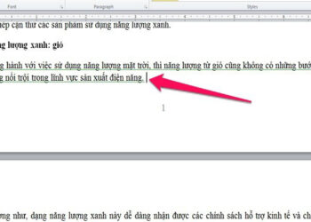 Cách xoay ngang một trang giấy trong word 1