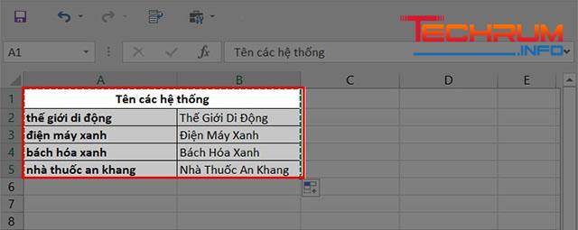 Chuyển chữ hoa thành chữ thường trong Excel bằng Microsoft Word 1