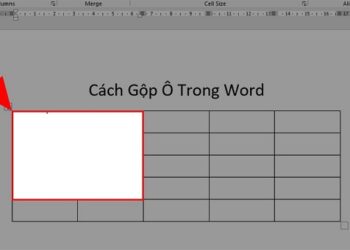 Gộp ô trong word-14