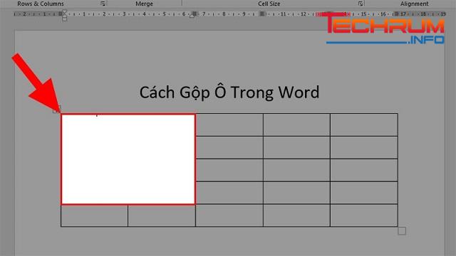 Gộp ô trong word-14