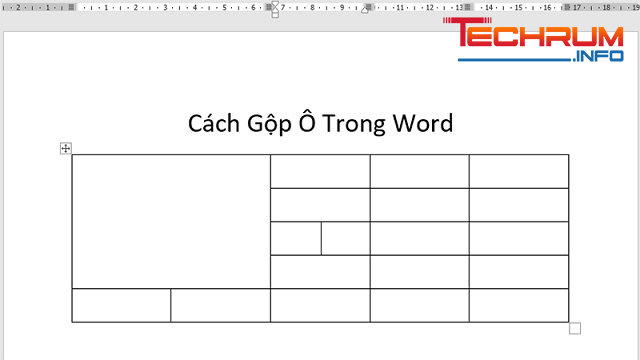 Gộp ô trong word-6