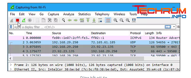 Hướng dẫn sử dụng Wireshark 3