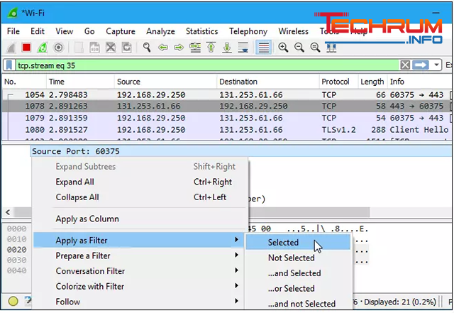 Hướng dẫn sử dụng Wireshark 6