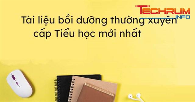 tài liệu bồi dưỡng thường xuyên cấp tiểu học 1