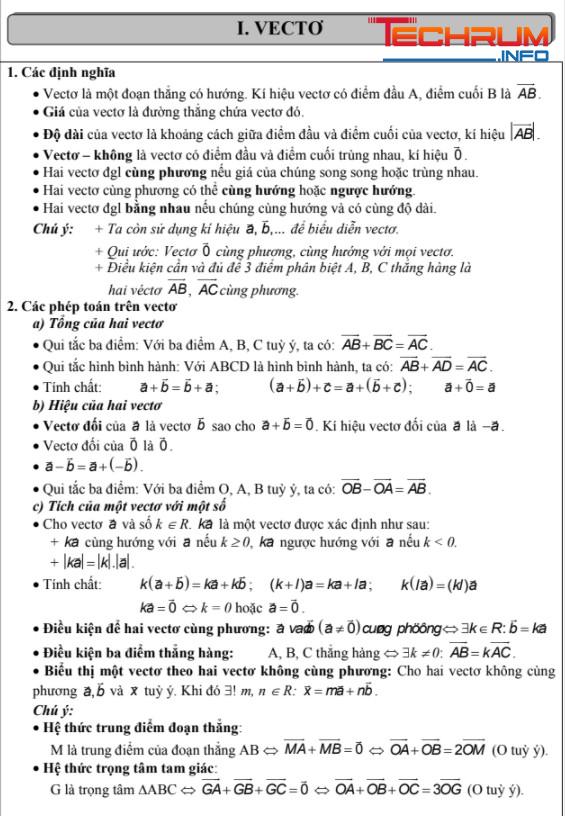 tài liệu chuyên toán hình học 10-4