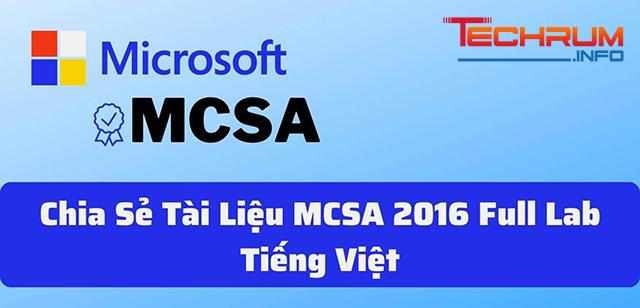 tài liệu mcsa 2016