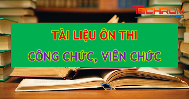 tài liệu ôn thi công chức