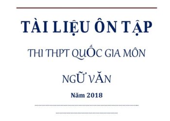 tài liệu ôn thi thpt quốc gia 2018 môn văn 1