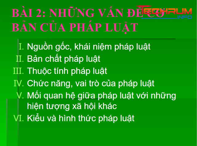 tài liệu pháp luật đại cương 2