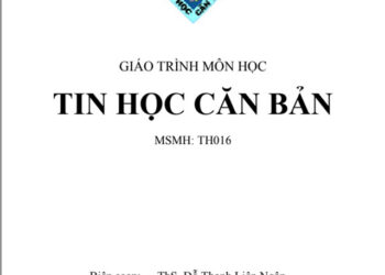 tài liệu tin học cơ bản 1