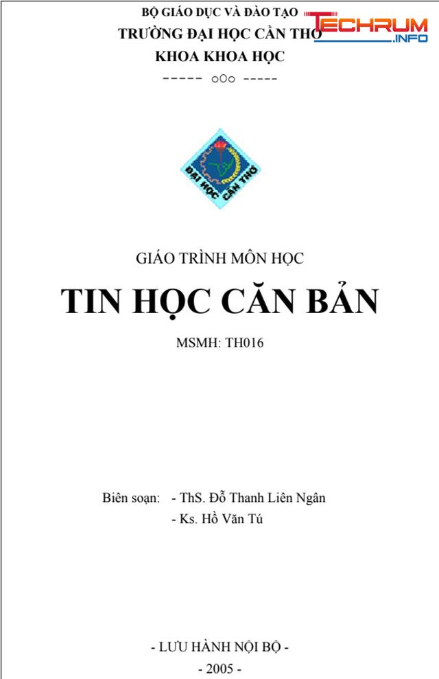 tài liệu tin học cơ bản 1