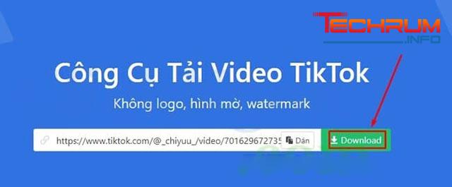 Tải video Tik Tok không có logo trên máy tính 2