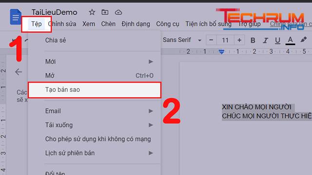 tính năng của Google Docs 6