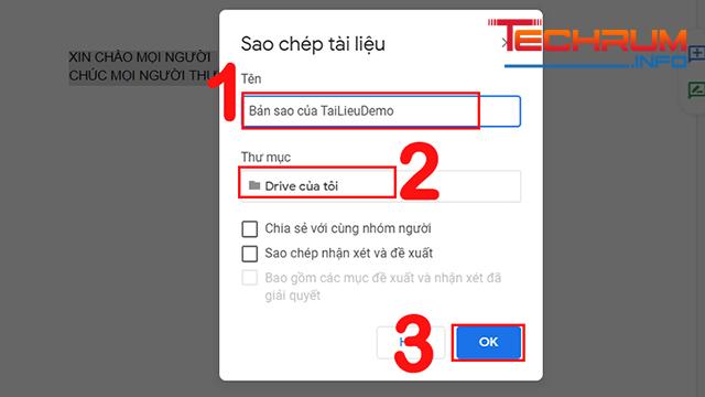 tính năng của Google Docs 7