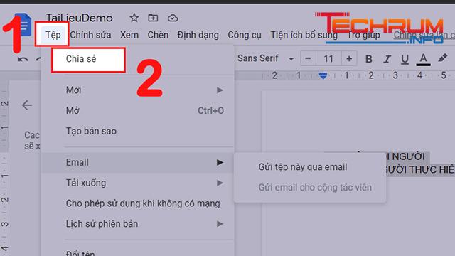 tính năng của Google Docs 8