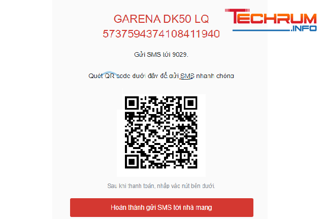 Nạp thẻ garena 10