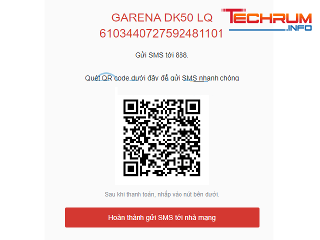 Nạp thẻ garena 15