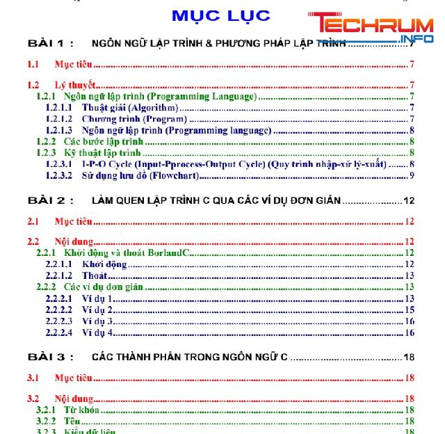 tài liệu lập trình c-1