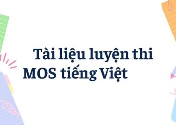 tài liệu luyện thi mos 1
