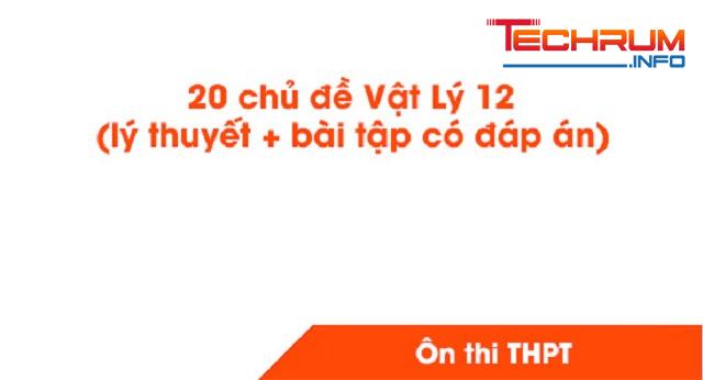 tài liệu vật lý 12